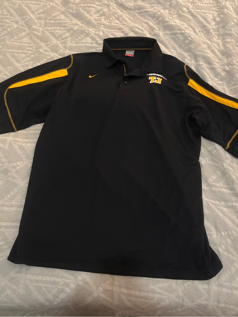 Thomas Jefferson Football Nike Team Fit Dri Polo Shirt Adult XL